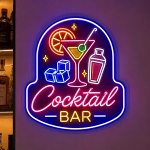 Acrylic Neon Beer Sign with Green Red Blue LED Lights for Restaurant Bar Wall Decor Customizable for Bedroom Man Cave Company