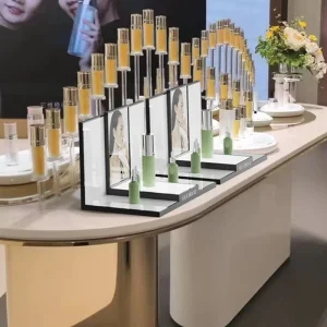Acrylic Skincare and Make up Products Display Perfume Display Stands Lipstick Display