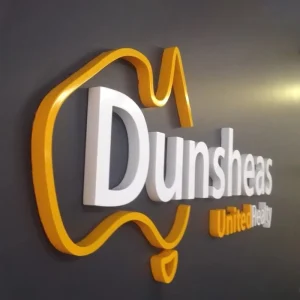 Acrylic Store Wall Logo Sign Company Business Logo Wall Sign Office 3D Led Custom Logo Sign
