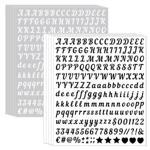Adhesive Decorative Letters Large Custom Logo Vinyl Transfer Alphabet Glitter Puffy Alphabet Gold Letter Stickers Sheet