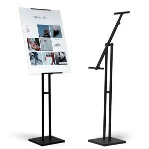 Adjustable Bevel KT Board Exhibition Metal Display Stand Square Base 150cm*60cm Multi Color LD SSJ for Advertising Displaying