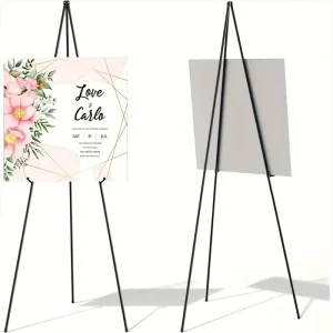 Adjustable Floor Stand-Elegant Practical Display Stand for Home Office Party Occasions Poster Photo Presentation Welcome Signs