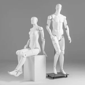 Adjustable Joint Full Body Male Female Mannequin Sports Running AI Robot Mannequin Multi Purpose Clothing Display Model