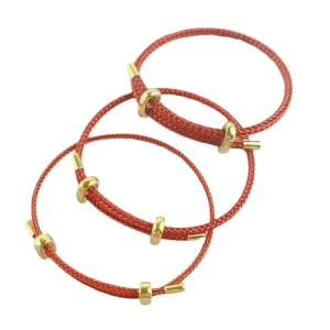 Adjustable Waterproof Macaron Steel Wire Cord DIY Accessory for Stringing 3D Hard Gold Charms