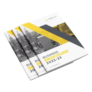 Advertising Customized Booklet Flyer Full Color Printing With Glossy Finish Service Custom Size