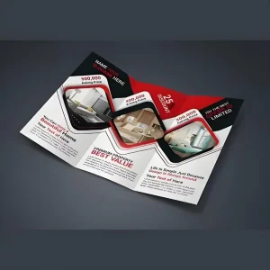 Advertising Folded Brochure Printing Half Fold Trifold Multifold Brochure Printing