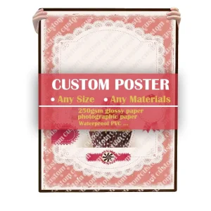 Advertising Logo Indoor Custom Poster Printing A4 Posters Wall Art Prints