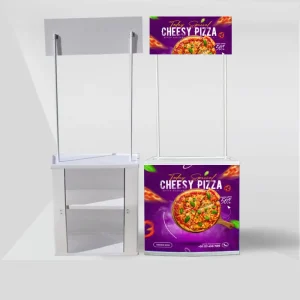 Advertising Portable Supermarket Outdoor Events Beer Food Tasting Trade Show Exhibition Booth Display PP Promotion Table
