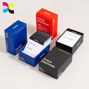 Affirmation Card Deck High Quality Cardboard Box Flash Cards Printing Custom Card Games