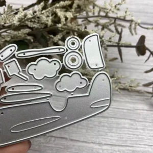 Aircraft shaped Carbon Steel Die cutting Embossing Template Tool for DIY Scrapbooking Cardmaking Photo Album Crafts Decoration