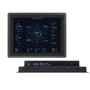 All In One 8 to 23.6 Inch Capacitive Touch Screen Industrial Panel PC with 4:3 Aspect Ratio Compatible Linux Win Android Windows