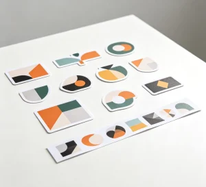 All in One Visual Design Bundle, Sticker + Banner + Gift Box Custom Packaging Design Service