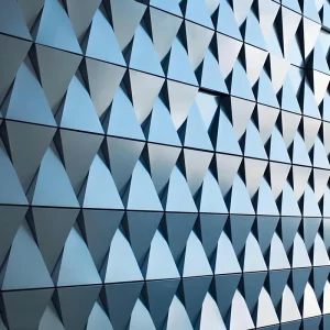 Aluminum Material Decorative 3d Slats Wall Cladding Interior Exterior Wave Wall Panel