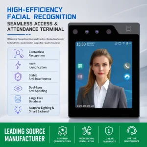 Android 11 Biometric Access Control Panel HD LCD Screen Facial Palm Recognition Motion Detection Open API Wiegand