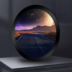 Android Circular LCD Monitor HD Digital Screen for Gaming