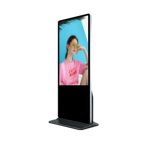 Android Windows System Floor Standing Digital Signage LCD Advertising Screen Animation Graphics for Retail Store Auto Play Video