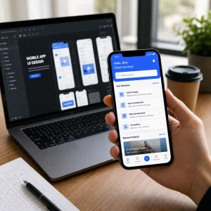 Android iOS and Web Application Development Services for E-Commerce Website Design and Optimization