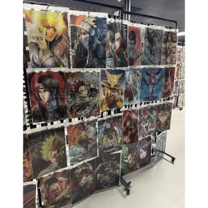 Anime 3D Poster 3D Lenticular Poster Wall Decor 3D Print Changing Picture Anime Poster