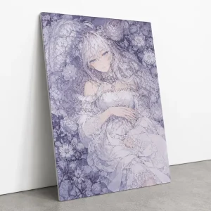 Anime 3D Relief Art Prints with Raised Tactile Display for Art Exhibitions