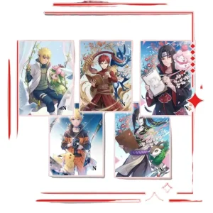 Anime Art Board Collectible Decorative Painting Card Pikachu Eevee Charizard Cartoon Figure Display Paper Full