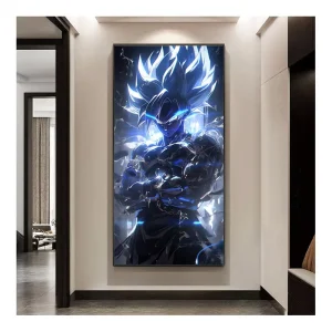 Anime Cartoon Characters Decorative Art Painting Background Wall Hanging Art Poster Hallway Kids Wall Art Canvas Waterproof
