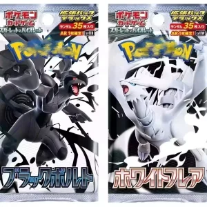 Anime Game Tcg Sports Star Cards Pokémons White Flare Sv11W Japanese Booster Box Featuring Reshiram Legendary Cards