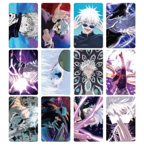 Anime Posters Japanese Wall Art Set of 8pcs Anime Art Wall Decor Poster for Living Room Bedroom