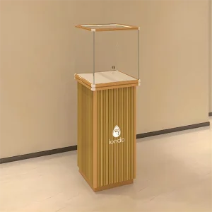 Antique Museum Table Showcase Museum LED Display Cabinet Glass Curio Display Kiosk Showcase Glass Curio Display Cabinet