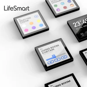 App Control Smart Switch 4 Inch Touch Screen 480×480 Resolution With Customizable Scenes HomeKit
