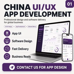 App Developers in China MAC Linux Internet Software Development UI UX Design Service