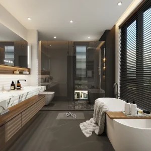 Architectural Home Design 3D Rendering Service for Villa Houses Interior Design with Furniture for Bedrooms Bathroom Living Room
