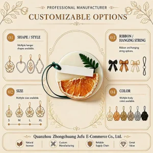 Aromatherapy Long-lasting Car Air Freshener Agilawood Modern Customizable Gift Custom