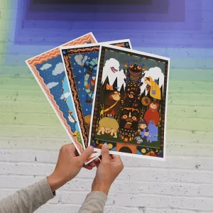 Art Micro Print Illustration Book A4 High Definition Photo Printing Collector’s Edition Custom Hahnemhle Hard Cover UV