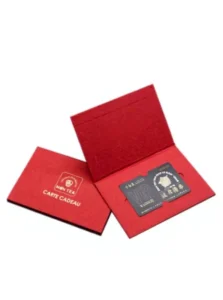 Art Paper Card Box NFC Business Gift Packaging Digital Printing Film Lamination Credit Card Holder