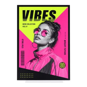 Art Prints ACP Panel Printing Signage Metal Poster Neon/Florescent Window Display Promotion Board