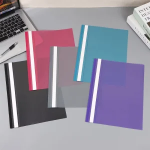 Assorted Color PP A4 Fastener Clip File Folder, 320 Model, Factory