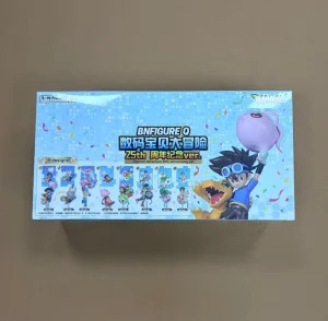 Authentic BN FIGURE Q Digimon Adventure Figure Blind Box 8pcs Set Anime Collectible Desk Decor Gift
