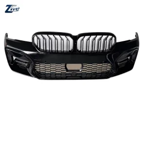 BMW 5 Series G30 F90 LCI M5 Style Front Bumper with Vertical Kidney Grille Auto Parts OEM 51118096098