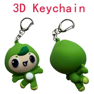 BSCI Factory Custom Cartoon PVC 3D Keychain Personalized Anime Characters Keychain