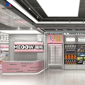 BSD2602 One Stop Boutique Store Visual Merchandising Design Space Planning and Fixed Display Furniture Supply