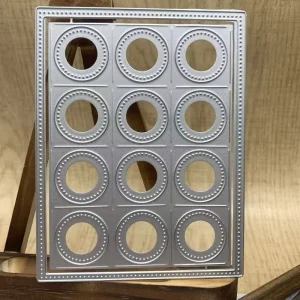 Background Metal Die cut Embossing Template Tool for DIY Scrapbooking Cardmaking and Photo Album Craft Decoration