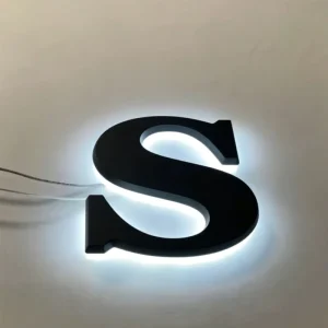 Backlit Alphabet Letter Storefront Sign Illuminated Sign