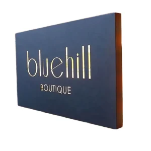 Backlit Storefront Sign Edge Lit LED Wall Mount Logo Letters Custom Business Signage Boutique Shop Sign Display Design