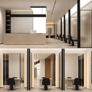 Bespoke Salon Display System Salon Furniture LED Display Rack Outdoor Furniture Perfume Stand Display Rack Showcase Restaurant