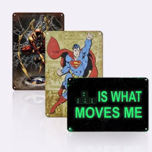 Best Sale Anime Tin Wall Signs Metal Crafts For Home Vintage Poster Tin Signs For Bar Garage Wall Decoration
