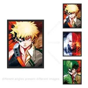 Best Seller Catalog 2 3D Lenticular Anime Poster Sports Themed Free Samples for