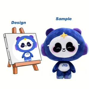 Best Selling Cartoon Robot Plush Toy Made in China Factory Custom Brand Size
