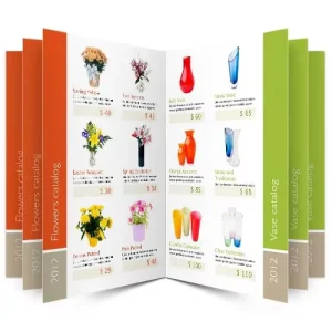 Best Selling Customized Product Catalogue Brochure Flyer Pamphlet Booklet Sets Printing in Shanghai for Exhibitions