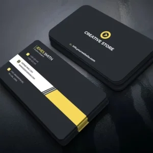 Best Selling High Quality Thank You Paper Custom CMYK Creative Design Embossing Gold Business Cards