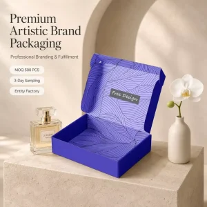 Biodegradable Custom Logo Printed Mailing Box for Souvenir Gift Packaging and Beauty Cosmetic Mailer Box